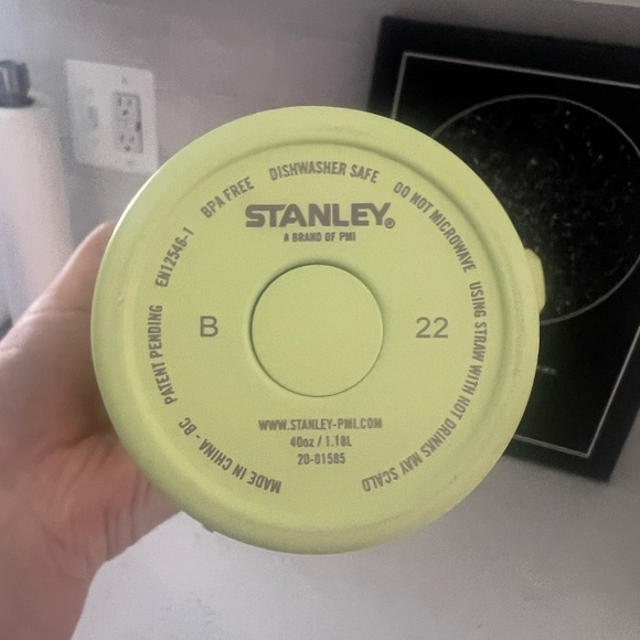 Stanley Neon Green and Pink Insulated Travel Mug - Picture 3 of 5